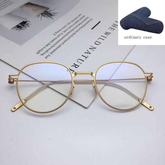 Vintage Round Big Face Prescription Glasses Frame - TheWellBeing4All