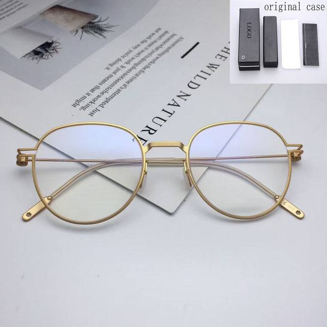 Vintage Round Big Face Prescription Glasses Frame - TheWellBeing4All