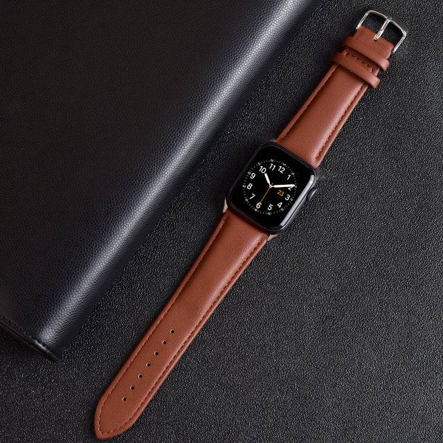 Bracelet Belt Genuine Leather Band for Apple Watch - TheWellBeing4All