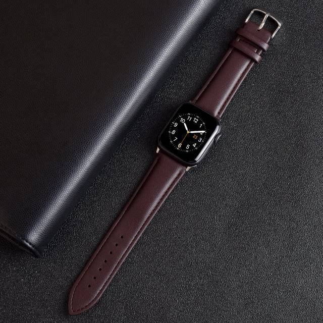 Bracelet Belt Genuine Leather Band for Apple Watch - TheWellBeing4All