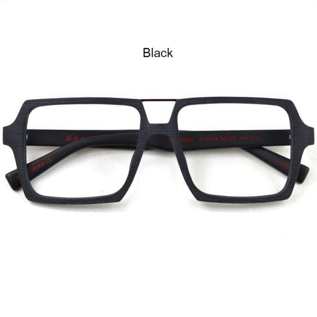 Oversized Vintage Square Glasses Frame with Clear Lens - TheWellBeing4All