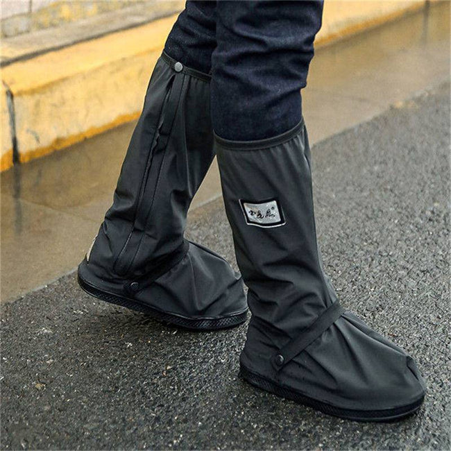 Hot Sell Creative Waterproof Reusable Motorcycle Cycling Bike Rain Boot Shoes Covers Rainproof Shoes Cover Rainproof Thick - TheWellBeing4All