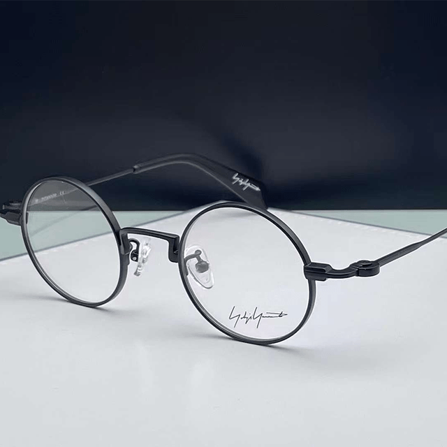 Vintage Frame Myopia Eyeglasses Prescription Pure Titanium Round - TheWellBeing4All