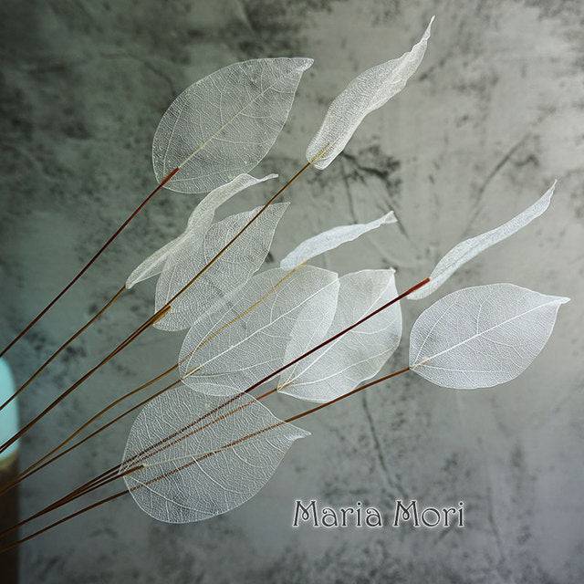 Lucency Leaves Natural Leaf Vein Immortal Flowers  Real Natural Floral Wedding Table Decoration - TheWellBeing4All