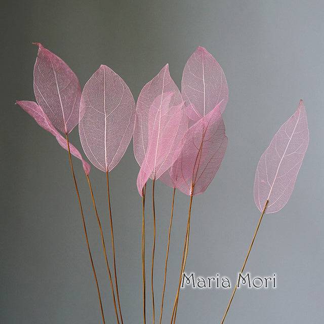 Lucency Leaves Natural Leaf Vein Immortal Flowers  Real Natural Floral Wedding Table Decoration - TheWellBeing4All