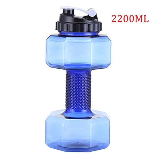 Water Dumbbell Sport Bottle Large Capacity Fitness Bodybuilding Exercise Outdoor