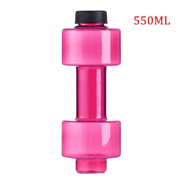 Water Dumbbell Sport Bottle Large Capacity Fitness Bodybuilding Exercise Outdoor