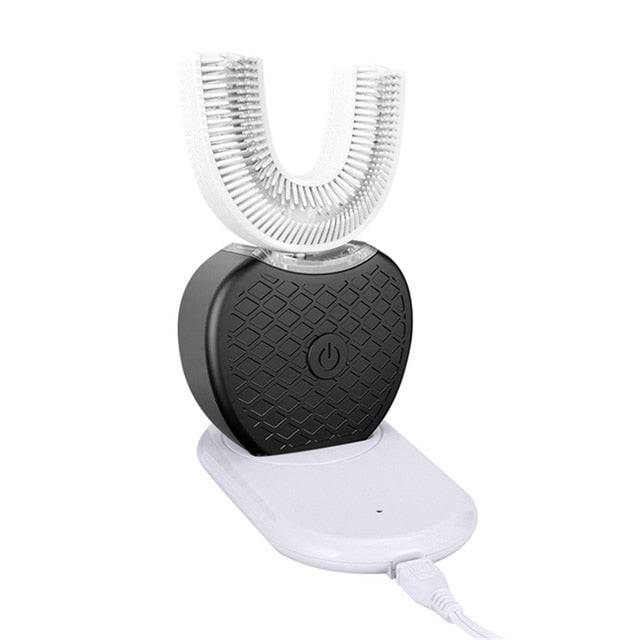 360 Degrees Intelligent Automatic Sonic Electric Toothbrush U Type 4 Modes Tooth Brush - TheWellBeing4All