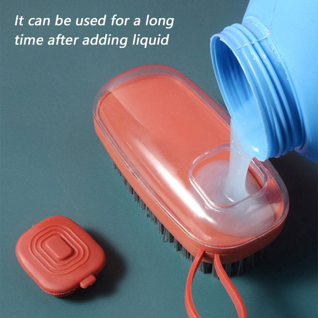 Multifunctional Cleaning Brush Portable Plastic Clothes Shoes Hydraulic Laundry Brush Washing Soft Brushes Cleaning Tools - TheWellBeing4All