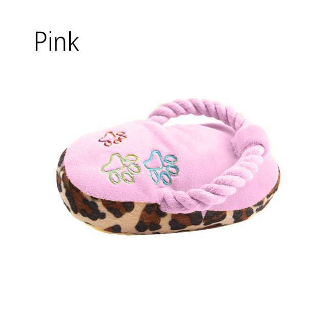 Pet Toys Plush Slippers Bite Chicken Leg Shoe Shape Dog & Cat Outdoor Training Relieve Anxiety - TheWellBeing4All