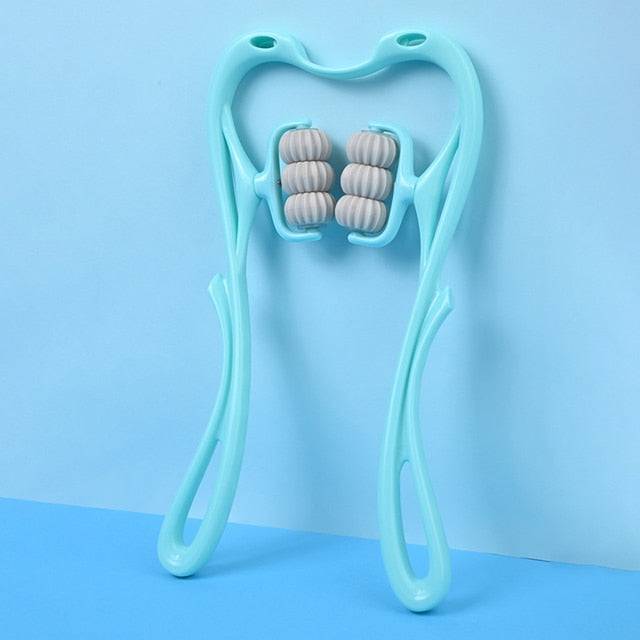 Pressure Point Therapy Manual Neck Massager  Cervical Shoulder Body Massage Roller Health Care - TheWellBeing4All