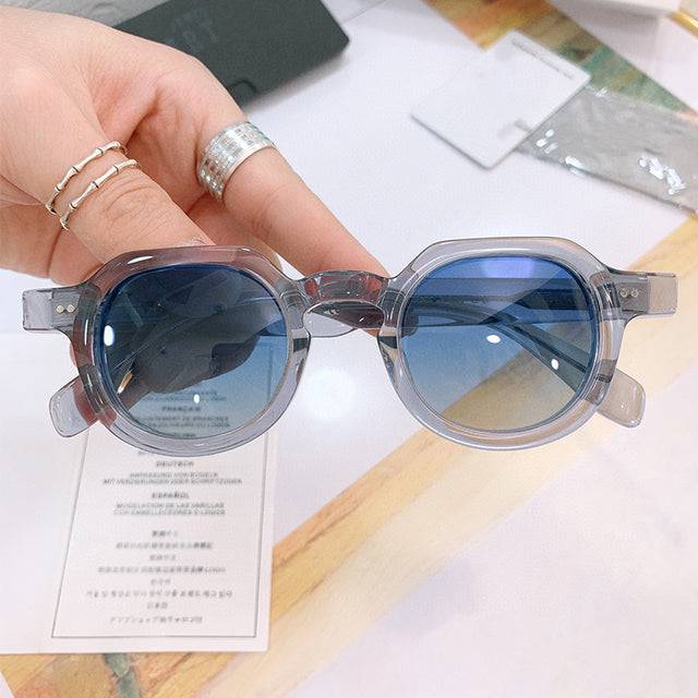 ROUND MEN CLASSICAL OPTICAL SUNGLASSES High Street Custom Stylish Glasses - TheWellBeing4All