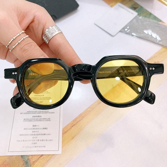 ROUND MEN CLASSICAL OPTICAL SUNGLASSES High Street Custom Stylish Glasses - TheWellBeing4All