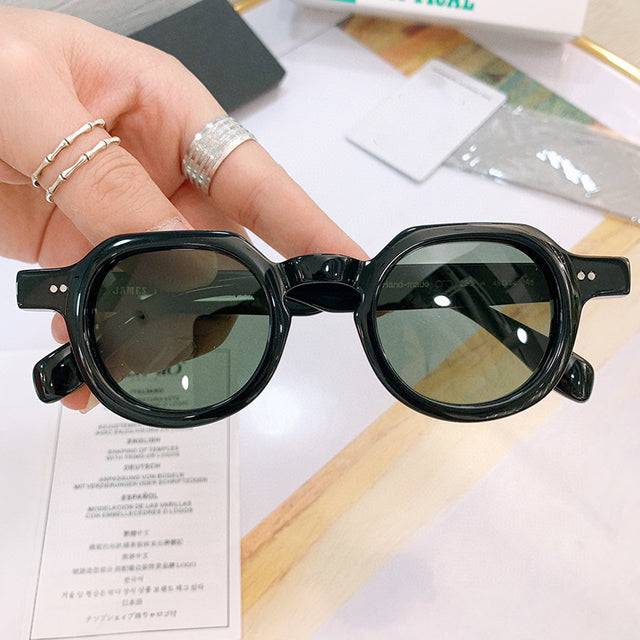 ROUND MEN CLASSICAL OPTICAL SUNGLASSES High Street Custom Stylish Glasses - TheWellBeing4All