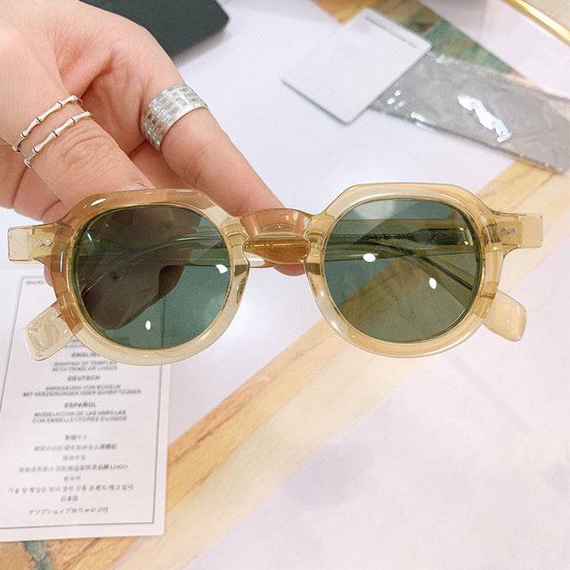 ROUND MEN CLASSICAL OPTICAL SUNGLASSES High Street Custom Stylish Glasses - TheWellBeing4All