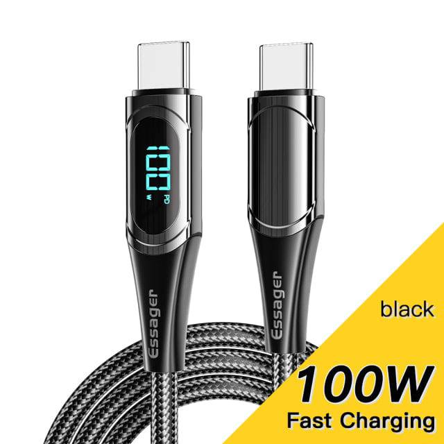 USB Type C Fast Charging Charger Wire Cord For Macbook; Samsung - TheWellBeing4All