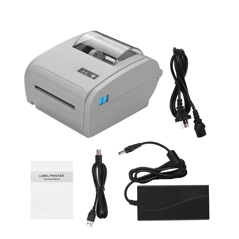 Multifunction Desktop 110mm Thermal Paper Printer Barcode USB BT Label Printer - TheWellBeing4All