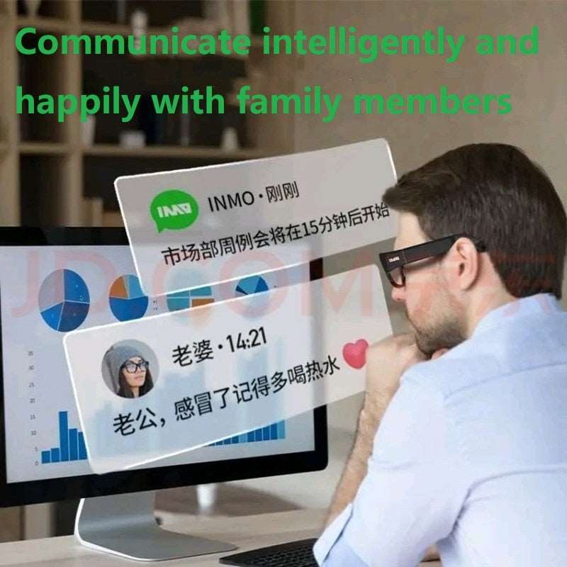 All In One Glasses 3D HD Cinema Smart Polarized Wireless Projection Sunglasses Steam VR Games Sun Glass - TheWellBeing4All