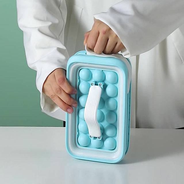 Ice Ball Maker Kettle Kitchen Gadgets Creative Ice Cube Mold 2 In 1 Multi-function Container - TheWellBeing4All