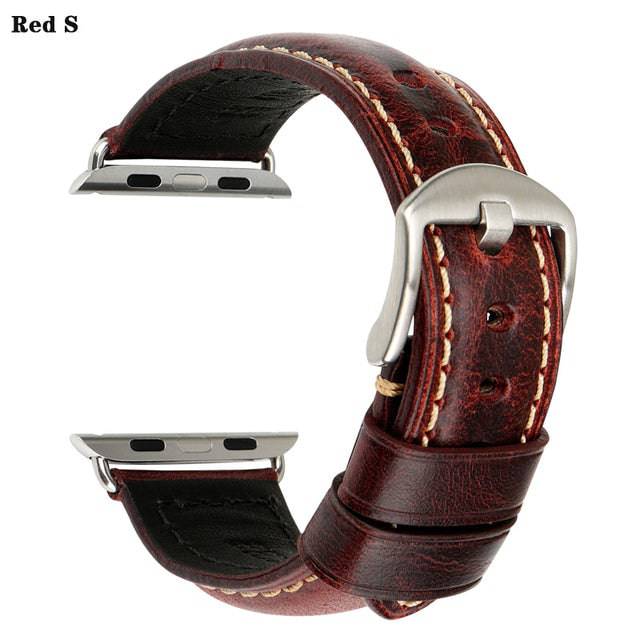 Leather Strap for Apple Watch - TheWellBeing4All