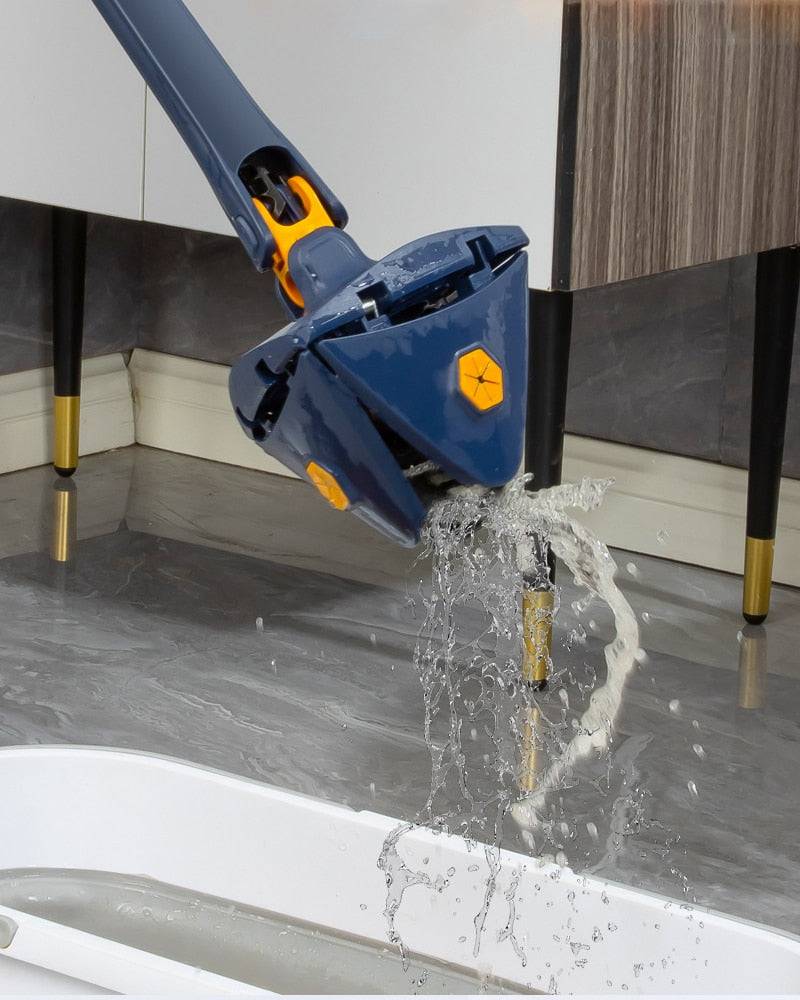 Extended Triangle Mop 360 Twist Squeeze Wringing XType - TheWellBeing4All