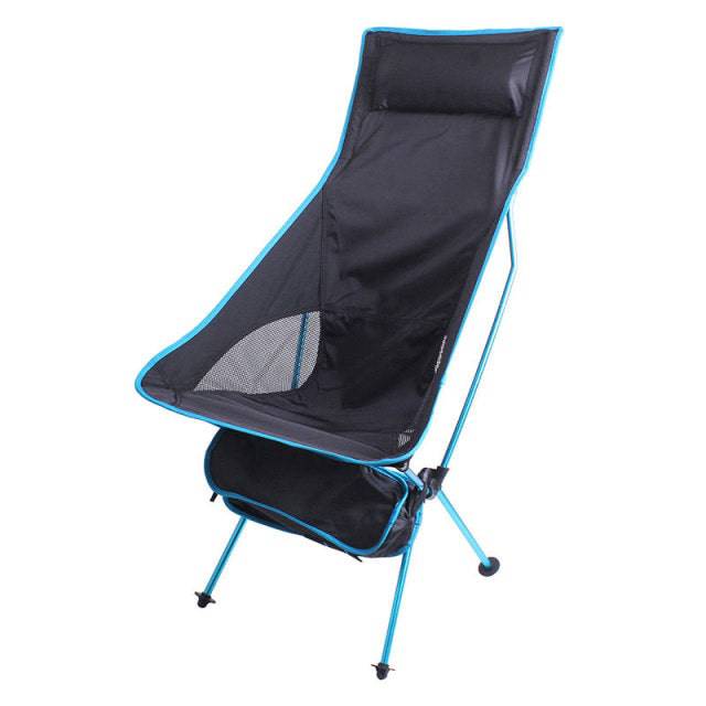 Portable Folding Chair Outdoor Camping Travel Fishing Chair 150kg MaxLoad BBQ - TheWellBeing4All