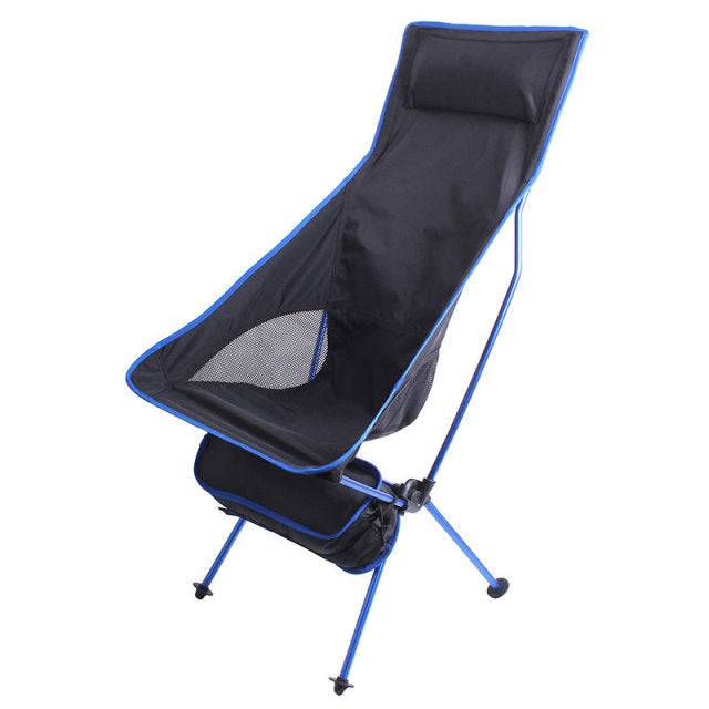 Portable Folding Chair Outdoor Camping Travel Fishing Chair 150kg MaxLoad BBQ - TheWellBeing4All