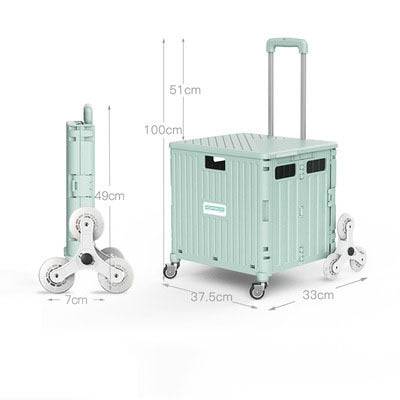 Multifunction  Folding cart and Storage Baskets - TheWellBeing4All