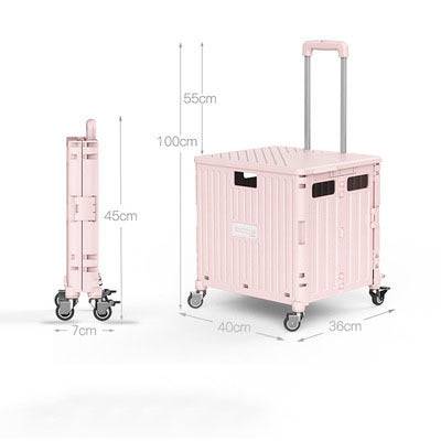 Multifunction  Folding cart and Storage Baskets - TheWellBeing4All
