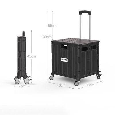 Multifunction  Folding cart and Storage Baskets - TheWellBeing4All