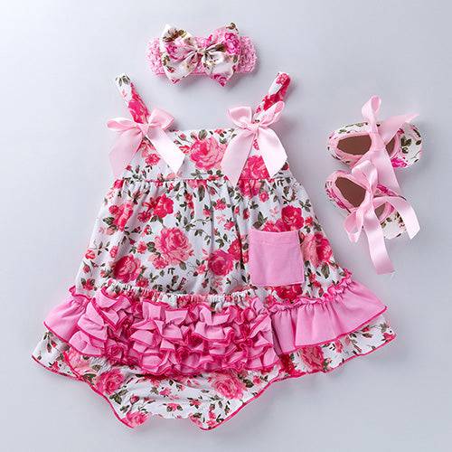 Baby Swing Top Rose Baby Girls Clothing. Style Infant Ruffle Outfits - TheWellBeing4All