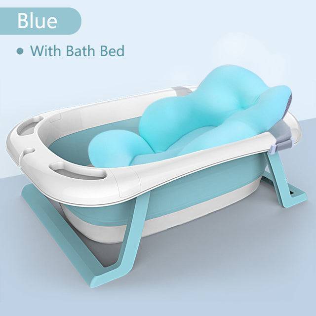 Folding Baby Bath Tub Eco-friendly Smart Bath Bucket Large Bidet Kid - TheWellBeing4All