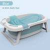 Folding Baby Bath Tub Eco-friendly Smart Bath Bucket Large Bidet Kid - TheWellBeing4All