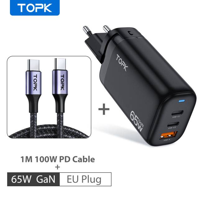 USB Phone Charger for iPhone PD Fast Charge - TheWellBeing4All