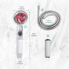High Pressure Water Saving Shower Head 360 Degrees Rotating Spray - TheWellBeing4All