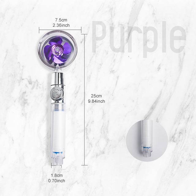 High Pressure Water Saving Shower Head 360 Degrees Rotating Spray - TheWellBeing4All