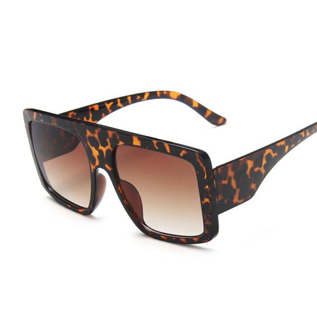 Women Oversized Big Frame Sun Glasses - TheWellBeing4All