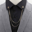 Man Suit Shirt Collar Tassel Chain - TheWellBeing4All