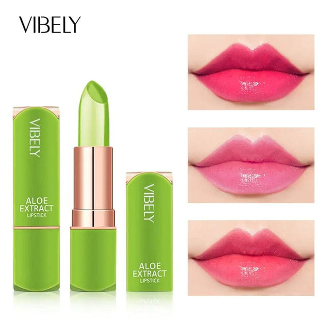 Lip Balm 7 Color Color Natural Aloe Vera Lipstick Long Lasting Moisturizing Makeup Cosmetics for Women - TheWellBeing4All