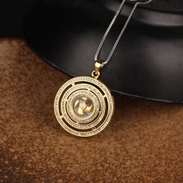 Rotatable Windmill Pendant Necklace - TheWellBeing4All