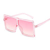 Women Sunglasses Red Fashion Square Glasses Big Frame - TheWellBeing4All
