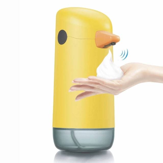 Non-contact Soap Dispenser for Bathroom and Kitchen with Small Yellow Duck Automatic Soap Dispenser with Infrared SensorElectric - TheWellBeing4All