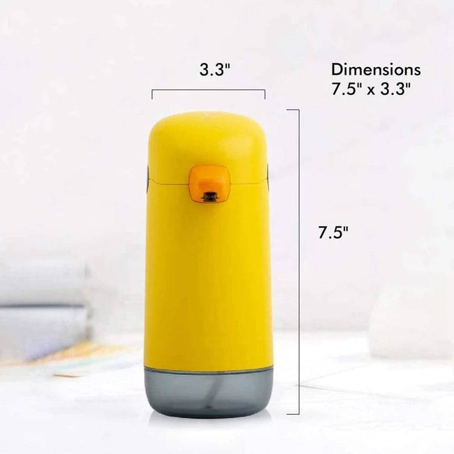 Non-contact Soap Dispenser for Bathroom and Kitchen with Small Yellow Duck Automatic Soap Dispenser with Infrared SensorElectric - TheWellBeing4All