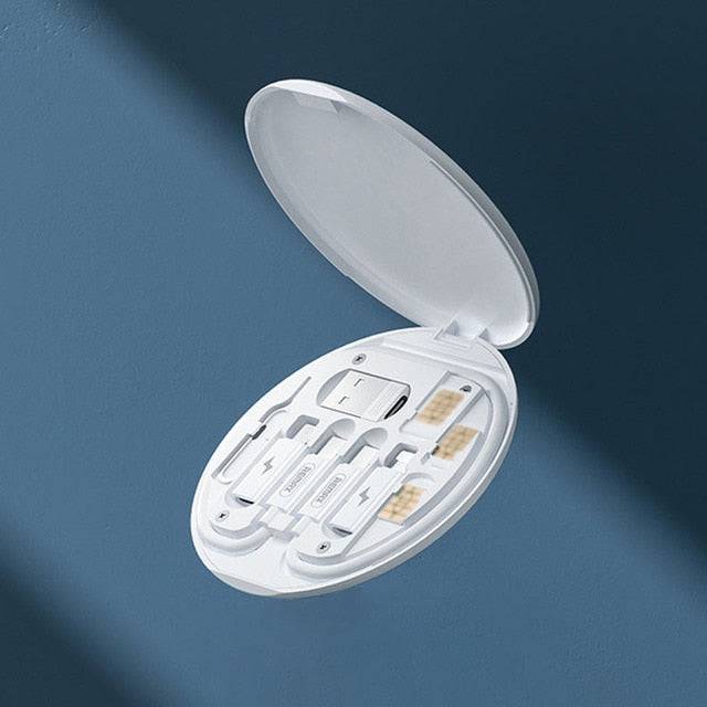 4in1 USB C Cable To USB Type C for Macbook & Iphone Fast Charging Data Wire Micro Lightning Cable Set - TheWellBeing4All