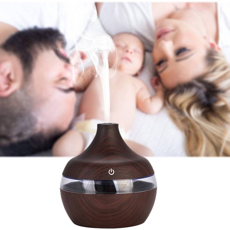 Ultrasonic Humidifier aromatherapy essential oil diffuser 300ML - TheWellBeing4All