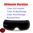 Smart Eye Massager Airbag Air Pressure Bag Eye Mask Care Vibrator Hot Compress Bluetooth Heating Fatigue Relief Foldable Massage - TheWellBeing4All