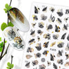 Nail art decorations stickers designer leaf - TheWellBeing4All
