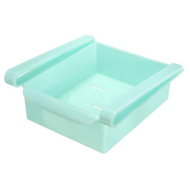 Slide Kitchen Storage Boxes Freezer Space Saver Organizer Refrigerator Rack Shelf Holder Storage Drawer Household - TheWellBeing4All