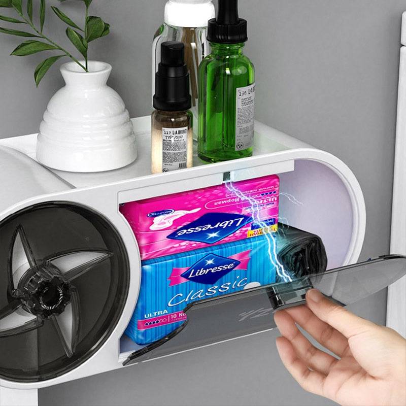 Multi-fuction Toilet Paper Holder Bathroom Dispenser - TheWellBeing4All