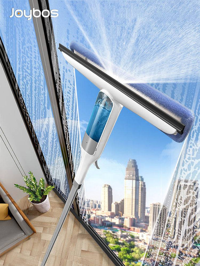 Multifunctional Spray Mop Window Cleaner Glass Wiper with Silicone Scraper Shower Wiper Floor Cleaning Mop Window Washer - TheWellBeing4All